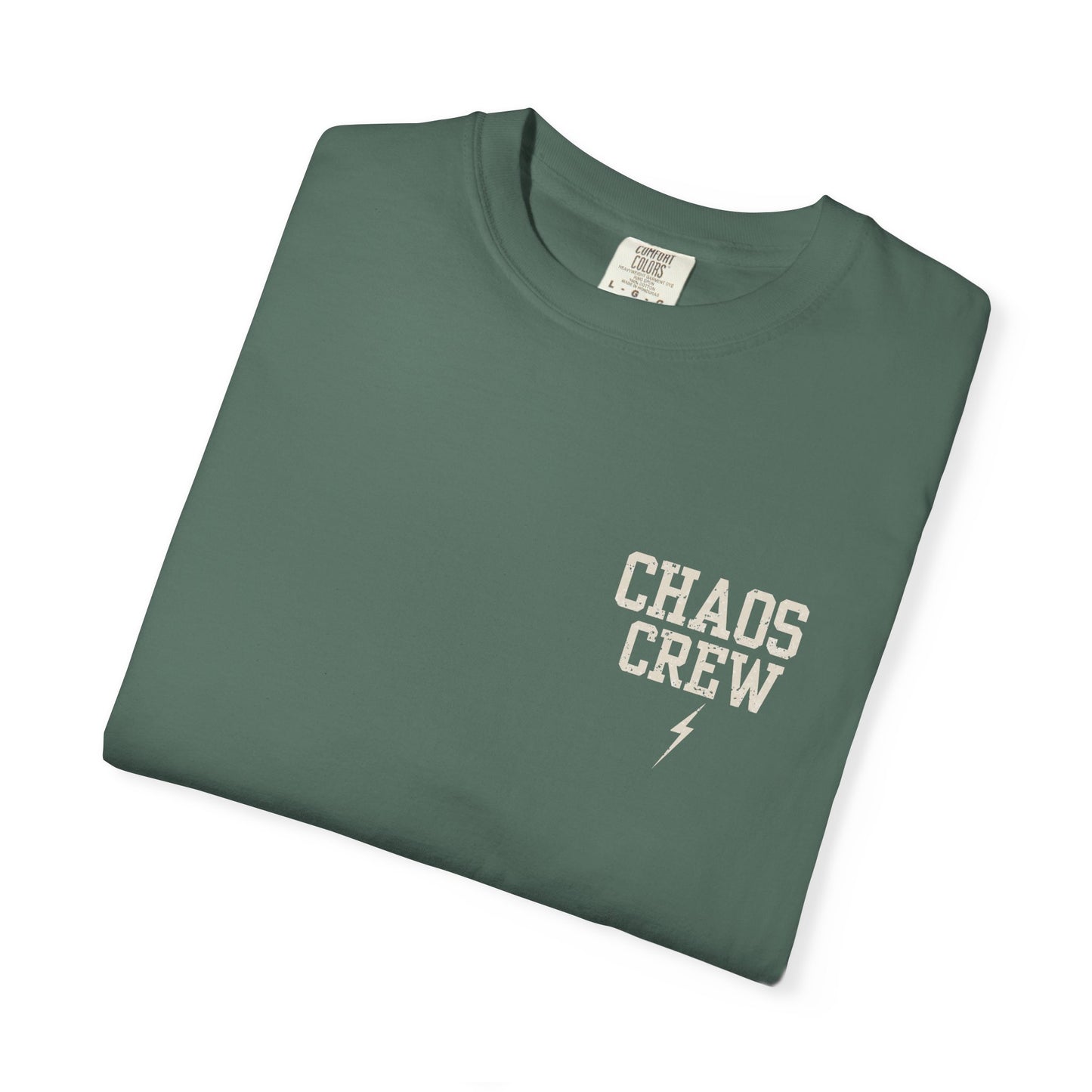 Chaos Crew Tee – Raising Them Wild Shirt | Trendy Father’s Day Shirt | Vintage Dad Graphic Tee | Backyard Chaos Dad Shirt