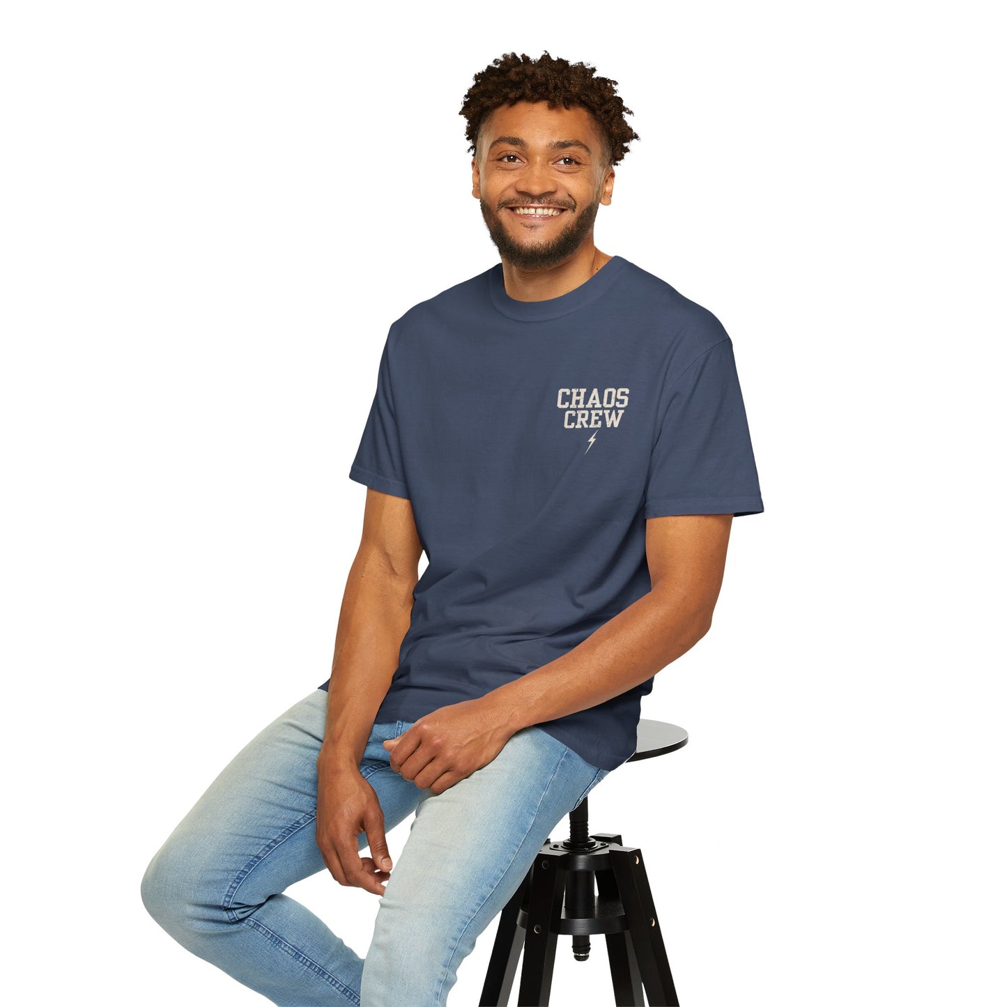 Chaos Crew Tee – Raising Them Wild Shirt | Trendy Father’s Day Shirt | Vintage Dad Graphic Tee | Backyard Chaos Dad Shirt
