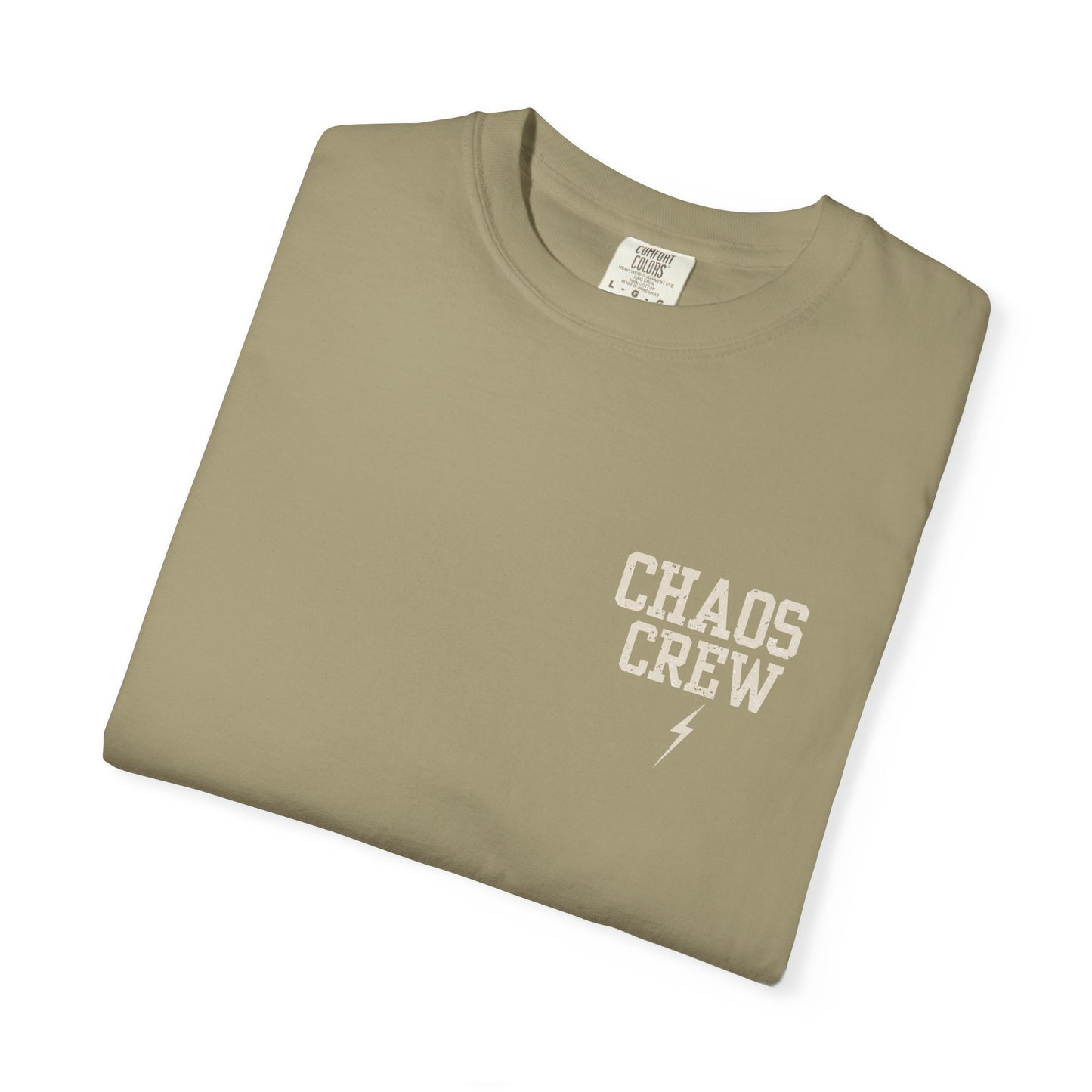 Chaos Crew Tee – Raising Them Wild Shirt | Trendy Father’s Day Shirt | Vintage Dad Graphic Tee | Backyard Chaos Dad Shirt