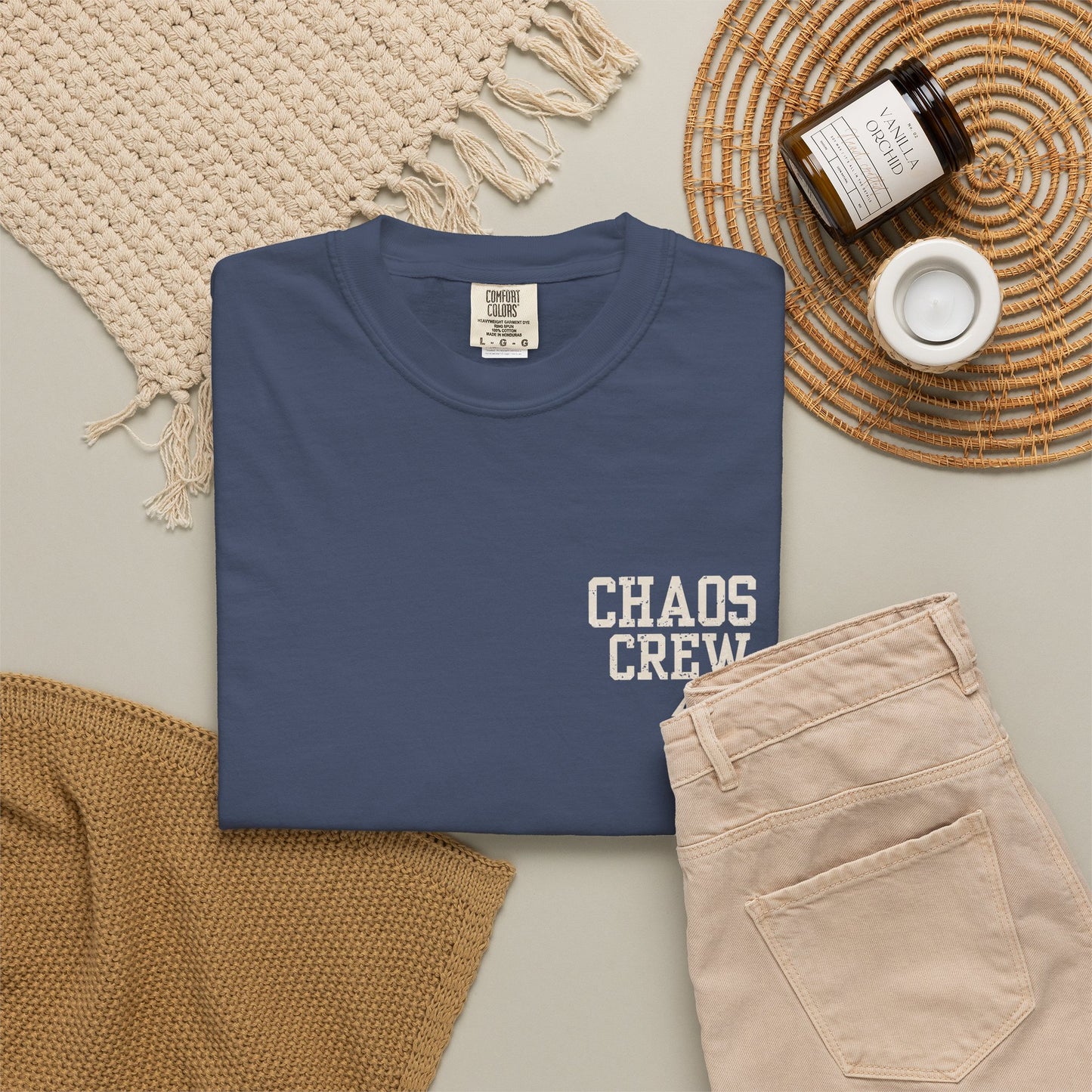 Chaos Crew Tee – Raising Them Wild Shirt | Trendy Father’s Day Shirt | Vintage Dad Graphic Tee | Backyard Chaos Dad Shirt