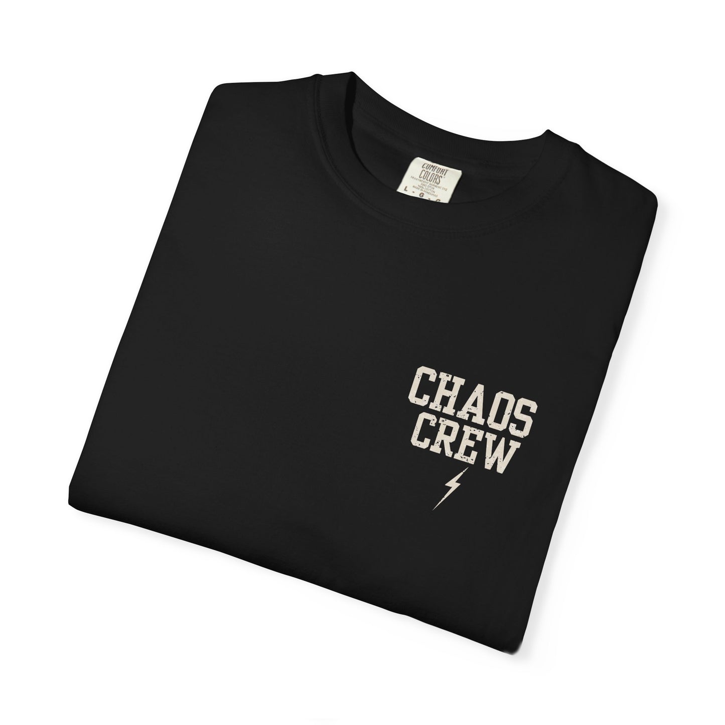 Chaos Crew Tee – Raising Them Wild Shirt | Trendy Father’s Day Shirt | Vintage Dad Graphic Tee | Backyard Chaos Dad Shirt