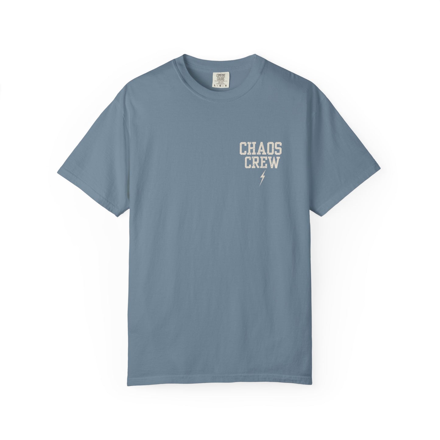 Chaos Crew Tee – Raising Them Wild Shirt | Trendy Father’s Day Shirt | Vintage Dad Graphic Tee | Backyard Chaos Dad Shirt