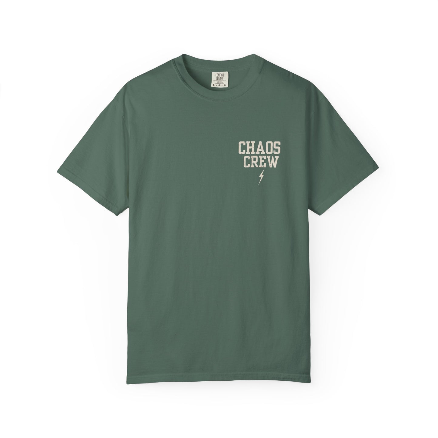Chaos Crew Tee – Raising Them Wild Shirt | Trendy Father’s Day Shirt | Vintage Dad Graphic Tee | Backyard Chaos Dad Shirt