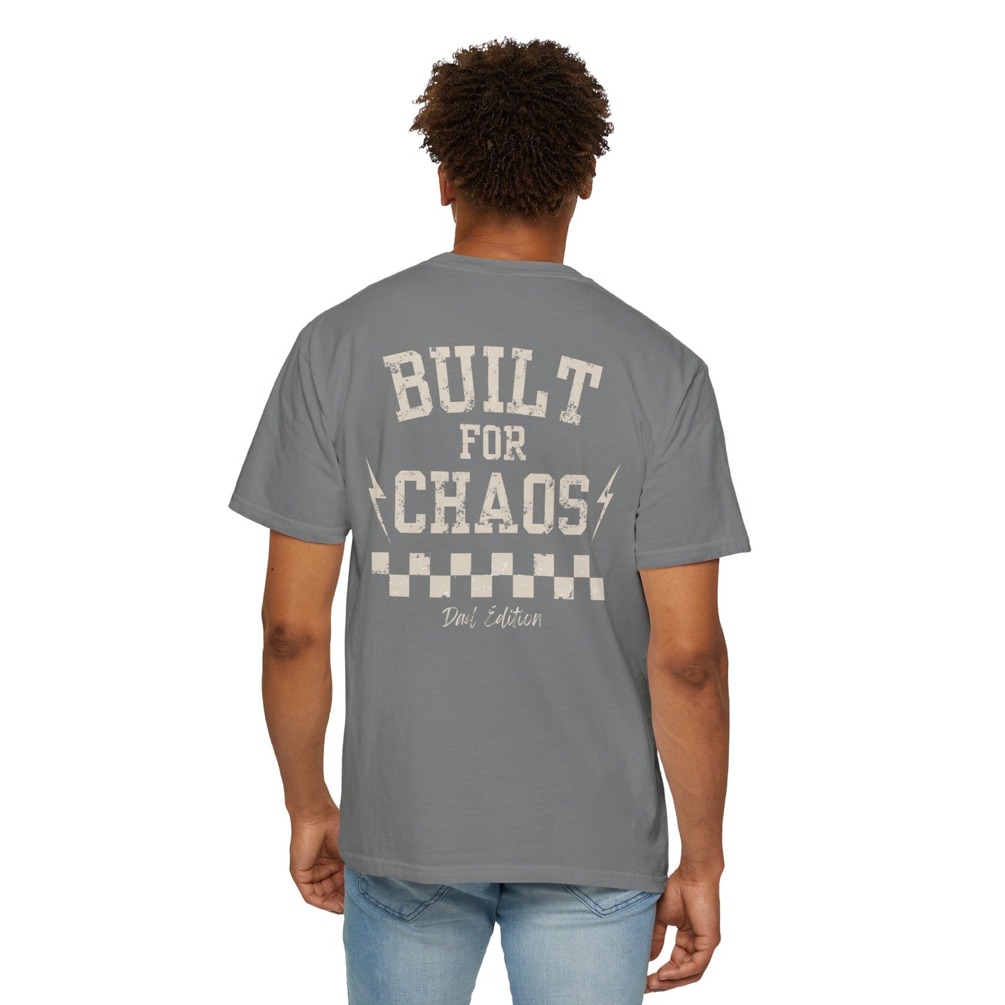Dad Life Shirt | Built for Chaos Tee | Trendy Dad Graphic Shirt | Father’s Day Gift | Vintage Dad Tee