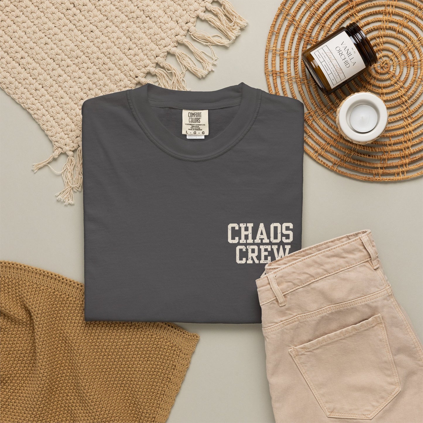 Chaos Crew Tee – Raising Them Wild Shirt | Trendy Father’s Day Shirt | Vintage Dad Graphic Tee | Backyard Chaos Dad Shirt