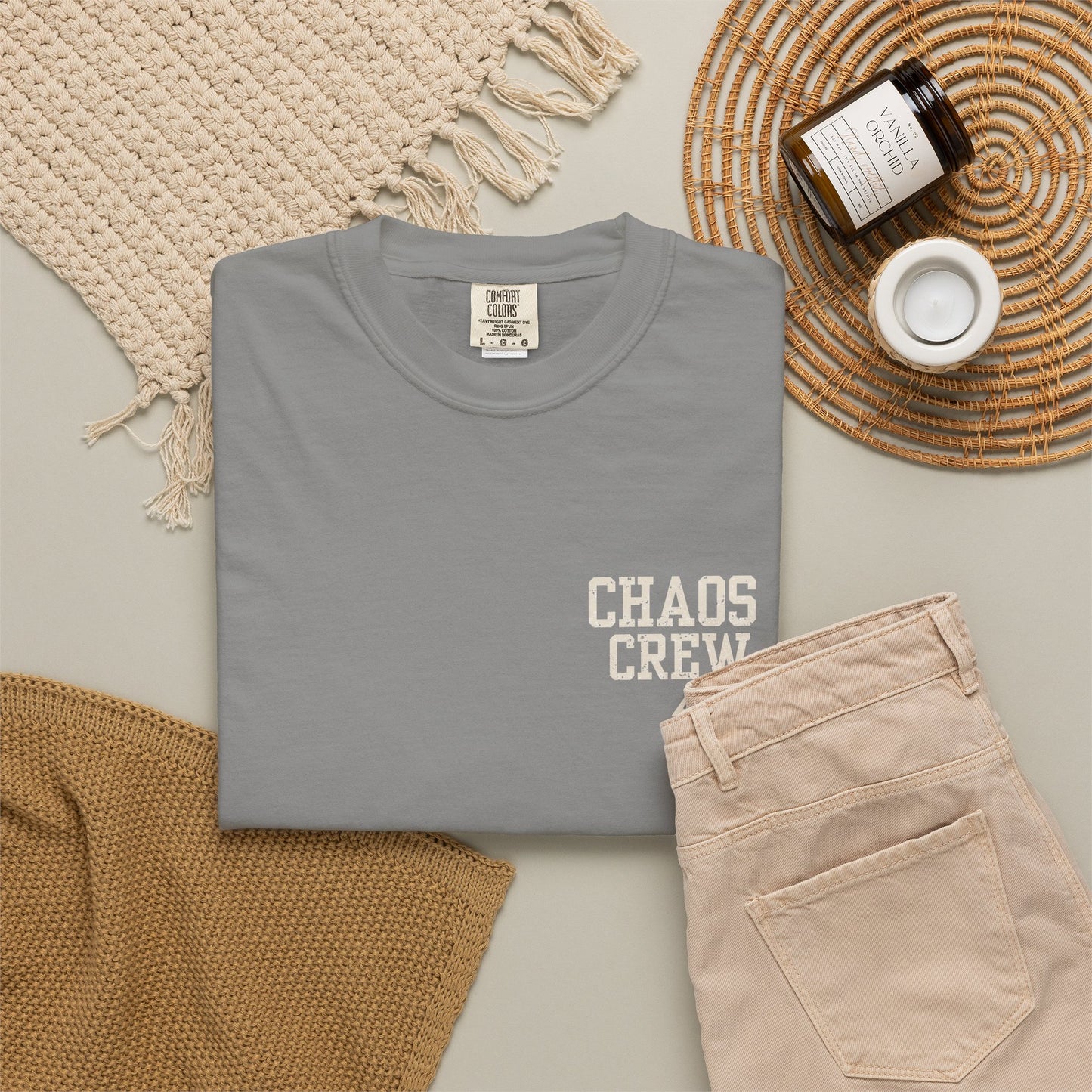 Chaos Crew Tee – Raising Them Wild Shirt | Trendy Father’s Day Shirt | Vintage Dad Graphic Tee | Backyard Chaos Dad Shirt