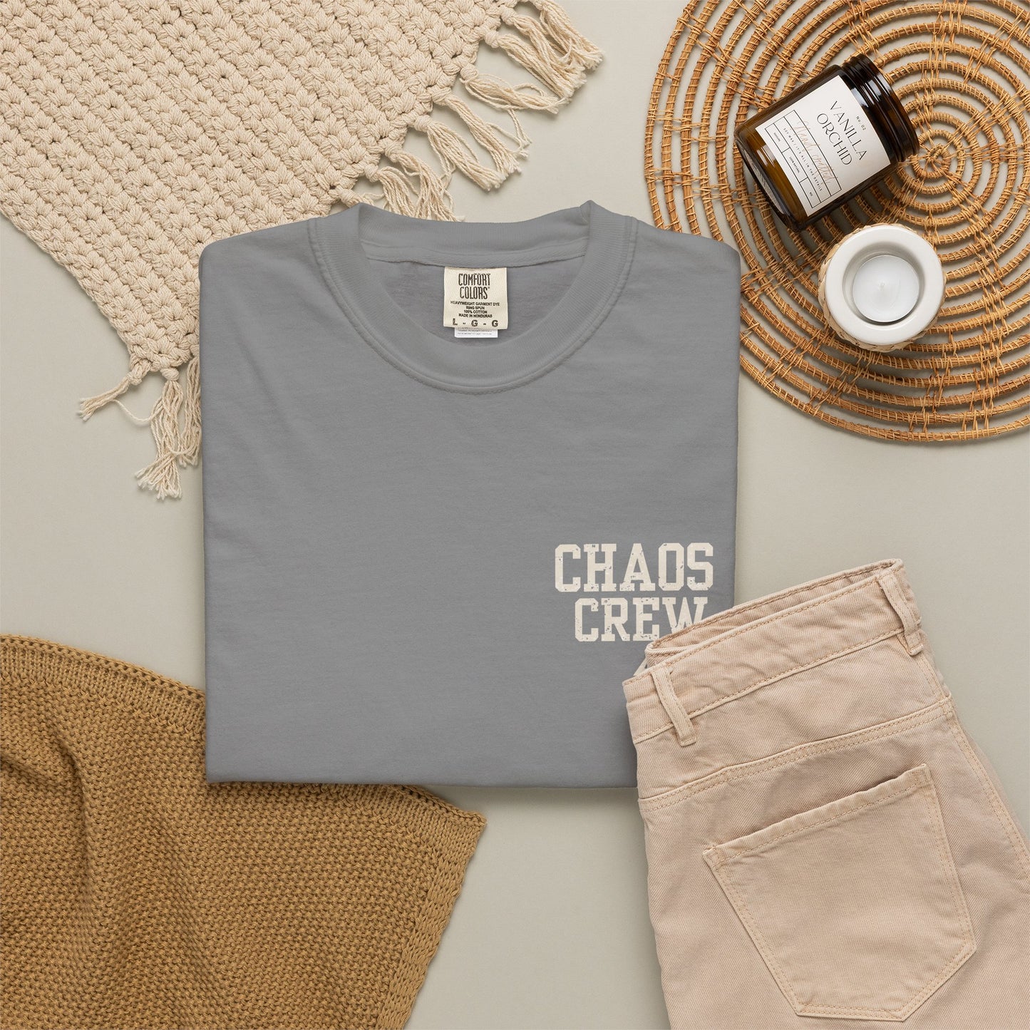Chaos Crew Tee – Raising Them Wild Shirt | Trendy Father’s Day Shirt | Vintage Dad Graphic Tee | Backyard Chaos Dad Shirt