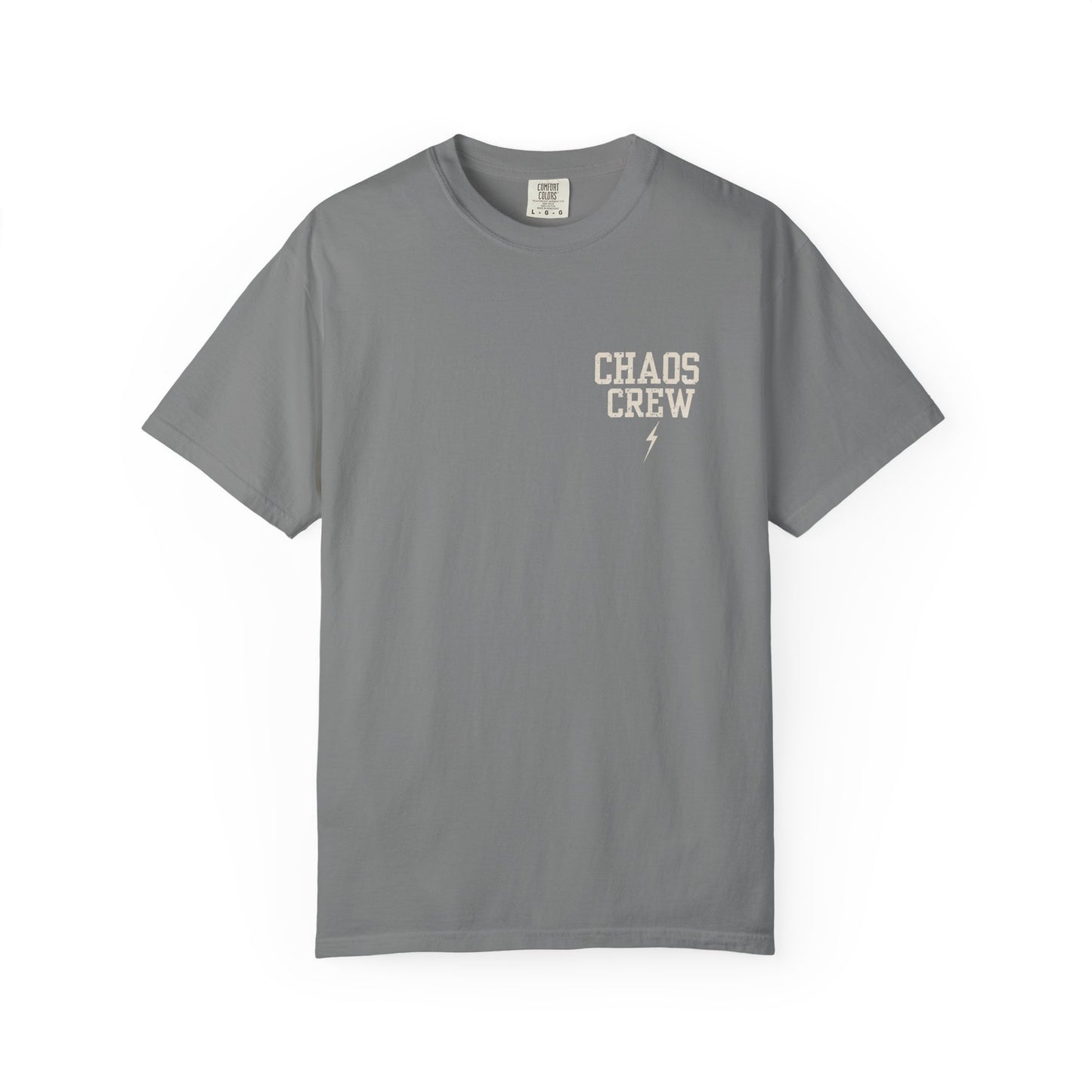 Chaos Crew Tee – Raising Them Wild Shirt | Trendy Father’s Day Shirt | Vintage Dad Graphic Tee | Backyard Chaos Dad Shirt