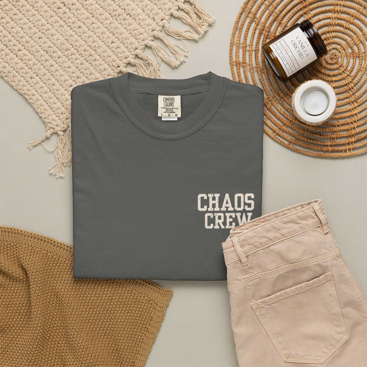 Chaos Crew Tee – Raising Them Wild Shirt | Trendy Father’s Day Shirt | Vintage Dad Graphic Tee | Backyard Chaos Dad Shirt